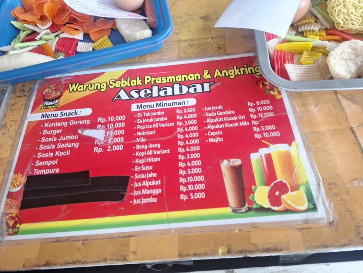 Warung seblak prasmanan ASELABAR 6
