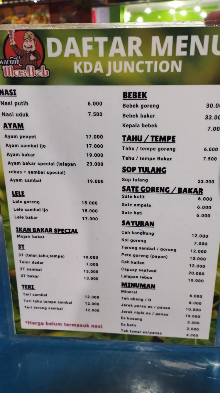 Warunk Mas Beb KDA 4