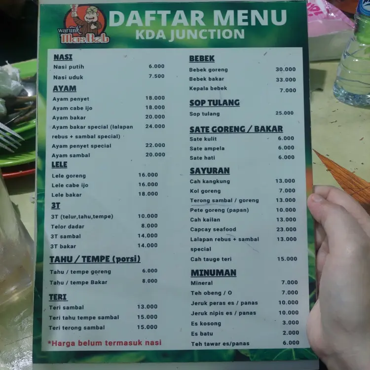 Warunk Mas Beb KDA 5