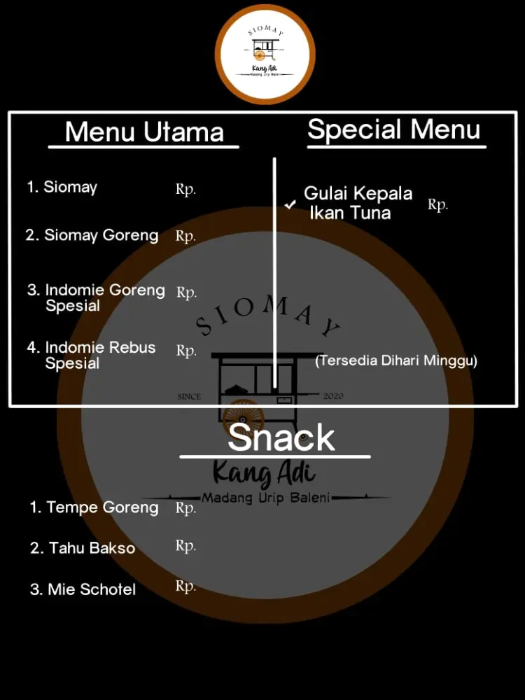 Warung makan Siomay Kang Adi 3
