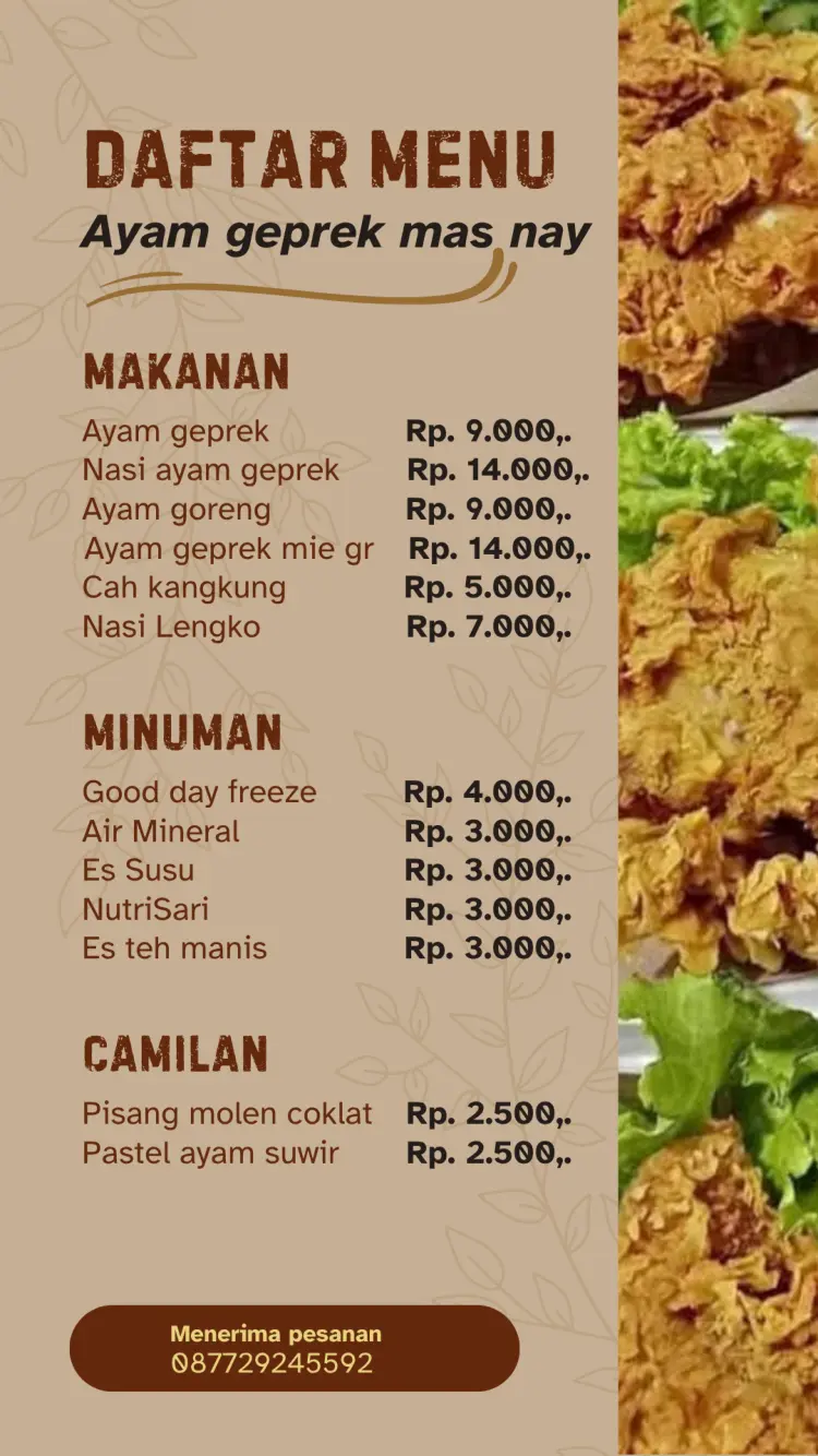 Ayam Geprek Mas Nay 3