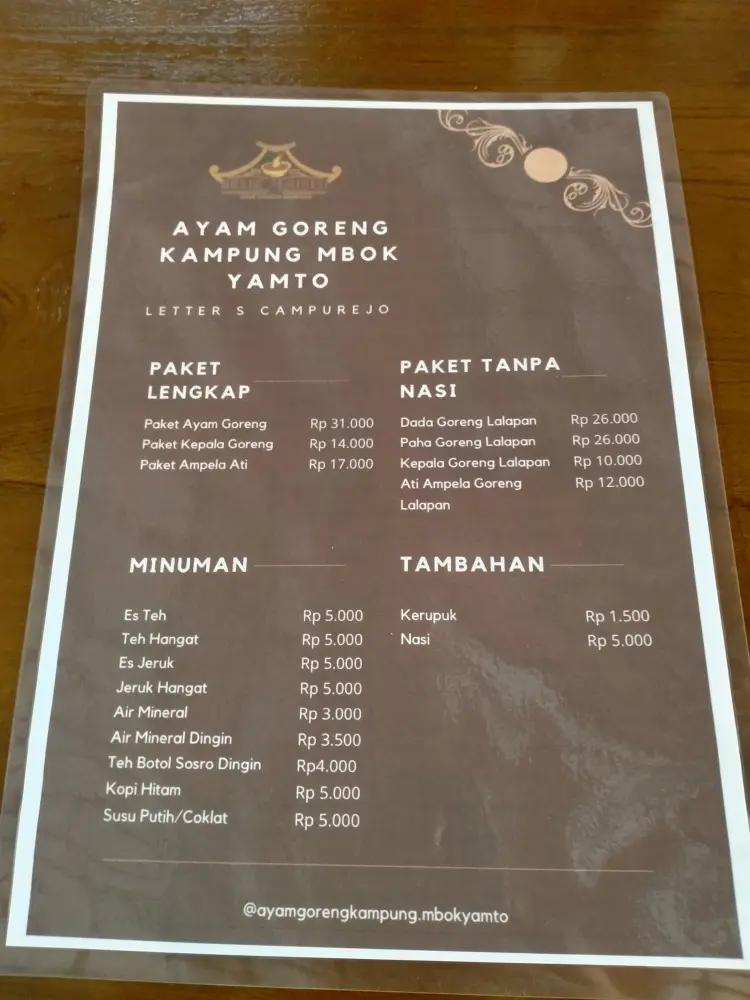 Ayam Goreng Kampung Mbok Yamto 6