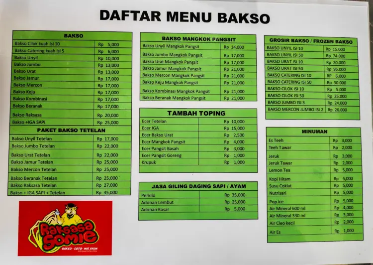 Bakso tetelan dan iga sapi Raksasa Somie 7