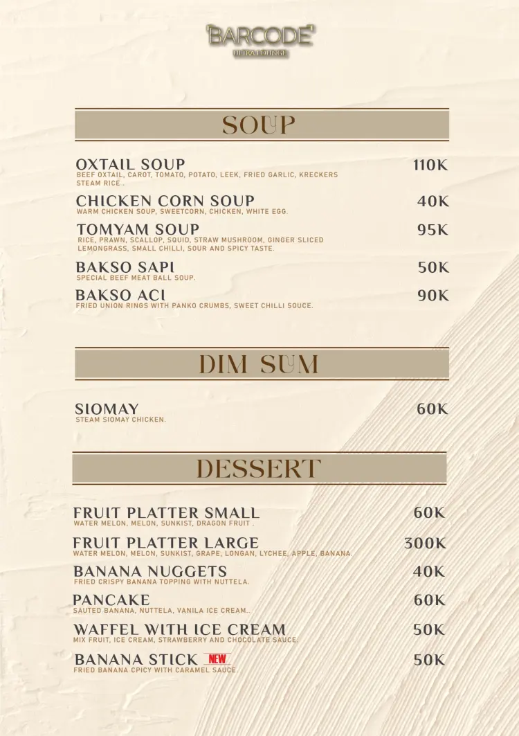 Barcode Ultra Lounge PIK 10