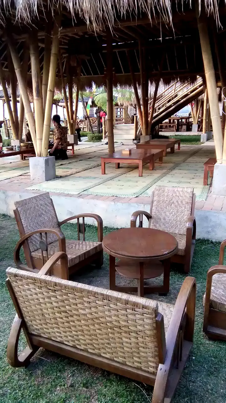 人均不到70K，我在中爪哇这家稻田餐厅躺平了一下午！ 7