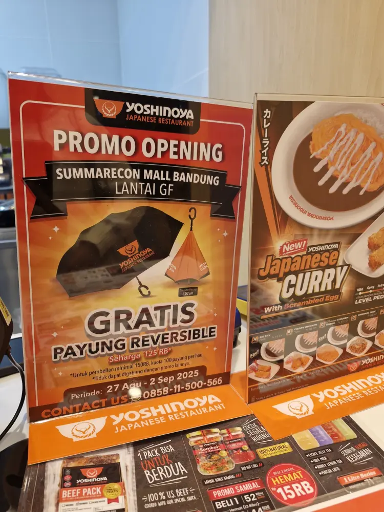 Yoshinoya Summarecon Mall Bandung 8