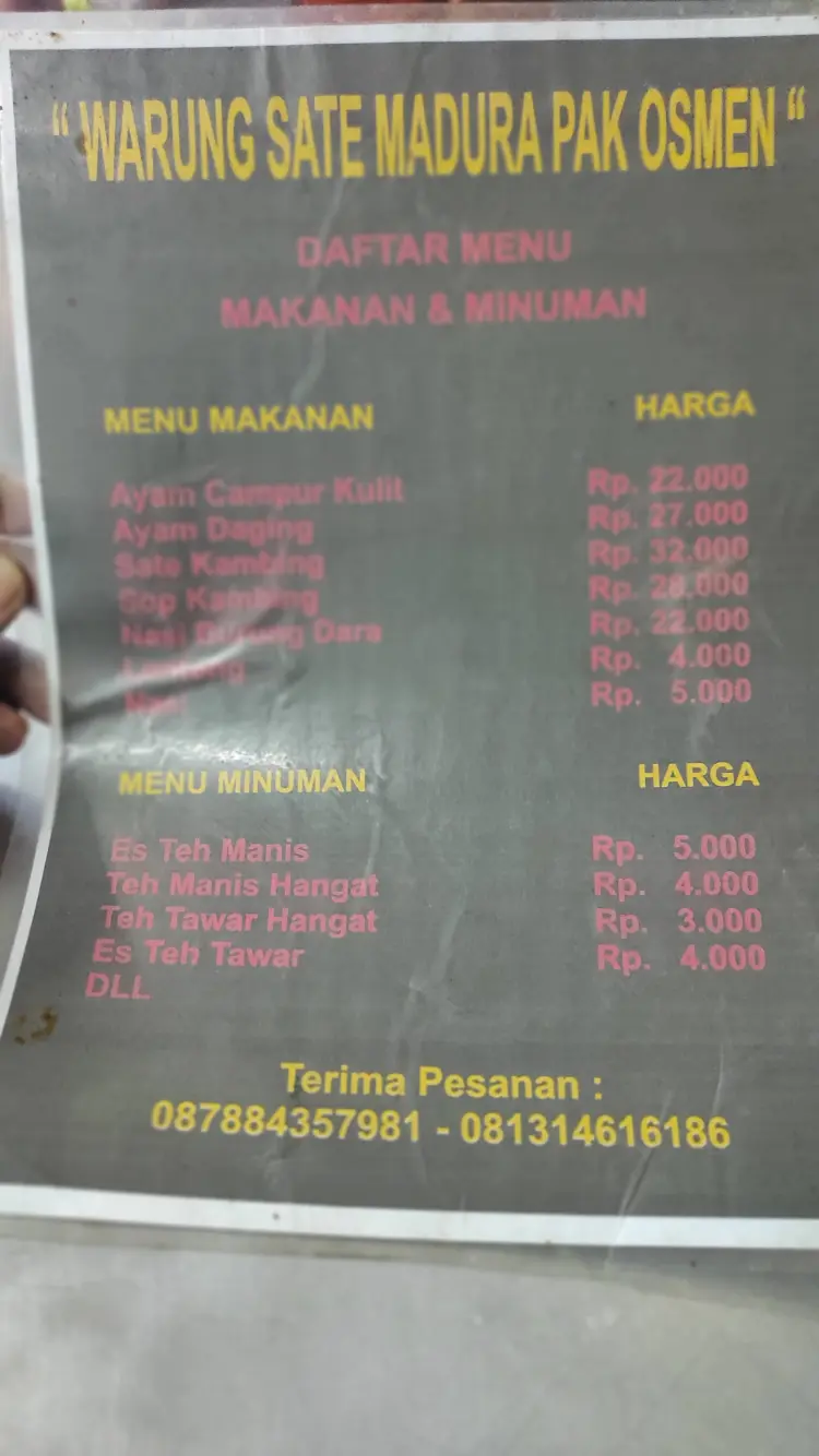 WARUNG SATE PAK OSMEN 8
