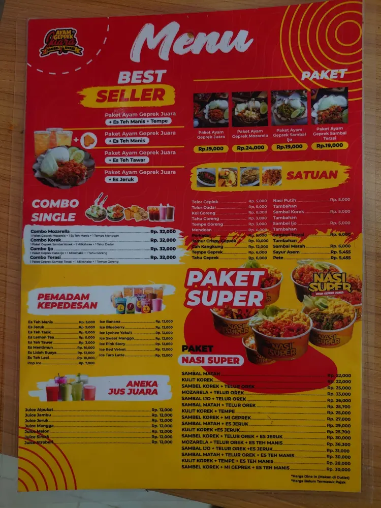 AYAM GEPREK JUARA PURBALINGGA 10