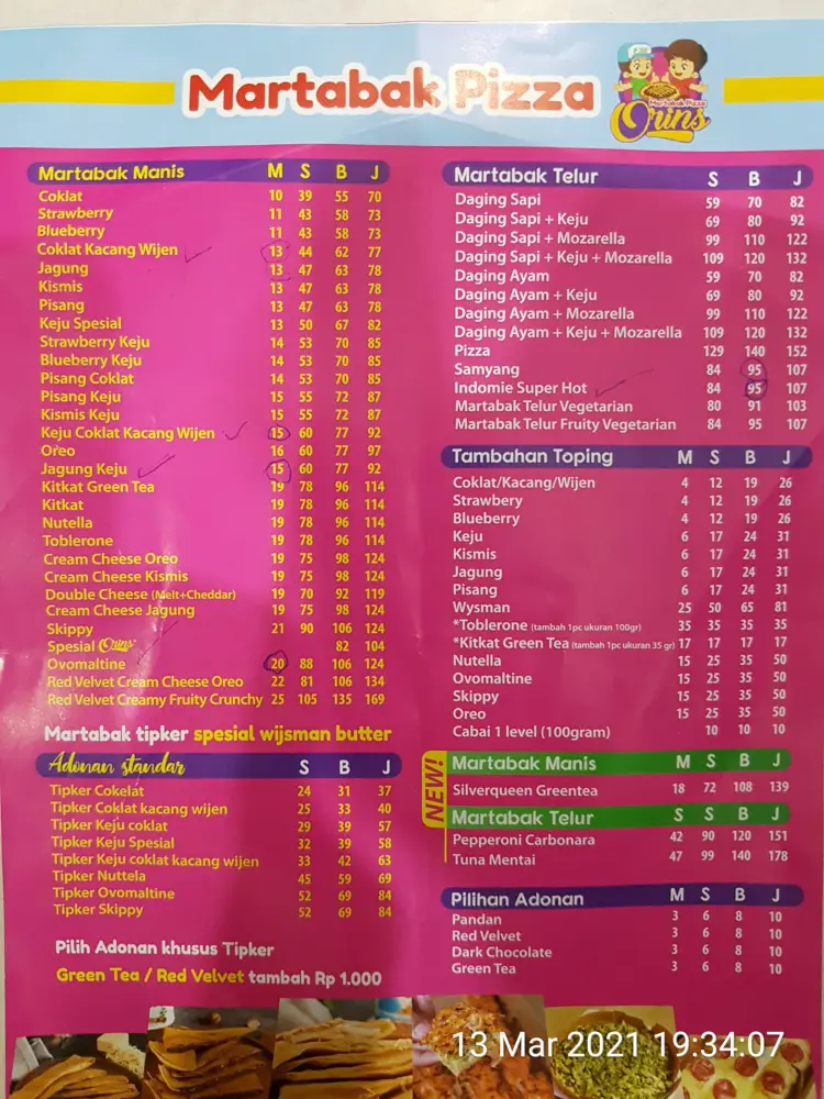 Martabak Pizza Orins Ciledug 10