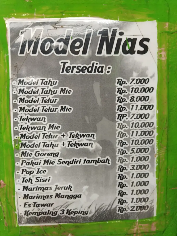 Model Nias 6