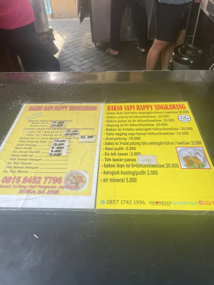 Bakso Sapi Happy Singkawang - Cabang Bawah Kolong Layang KRL 3