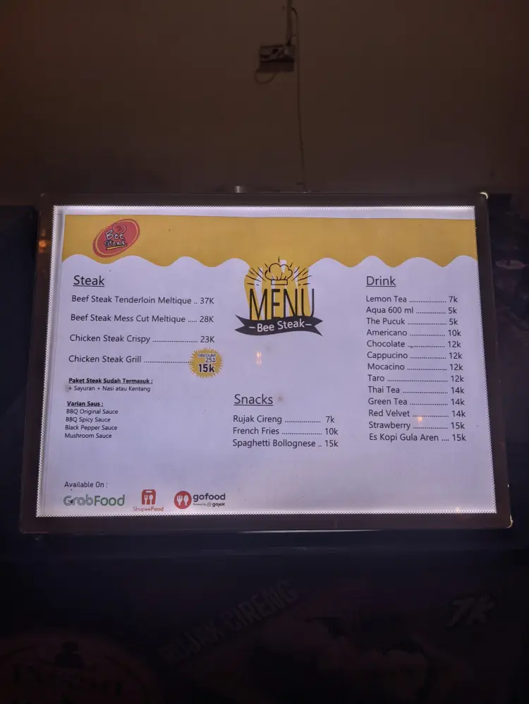 Bee Steak (Beef & Chicken Steak) 9