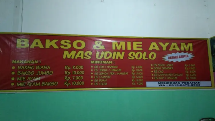 Bakso Mas Udin Solo 1