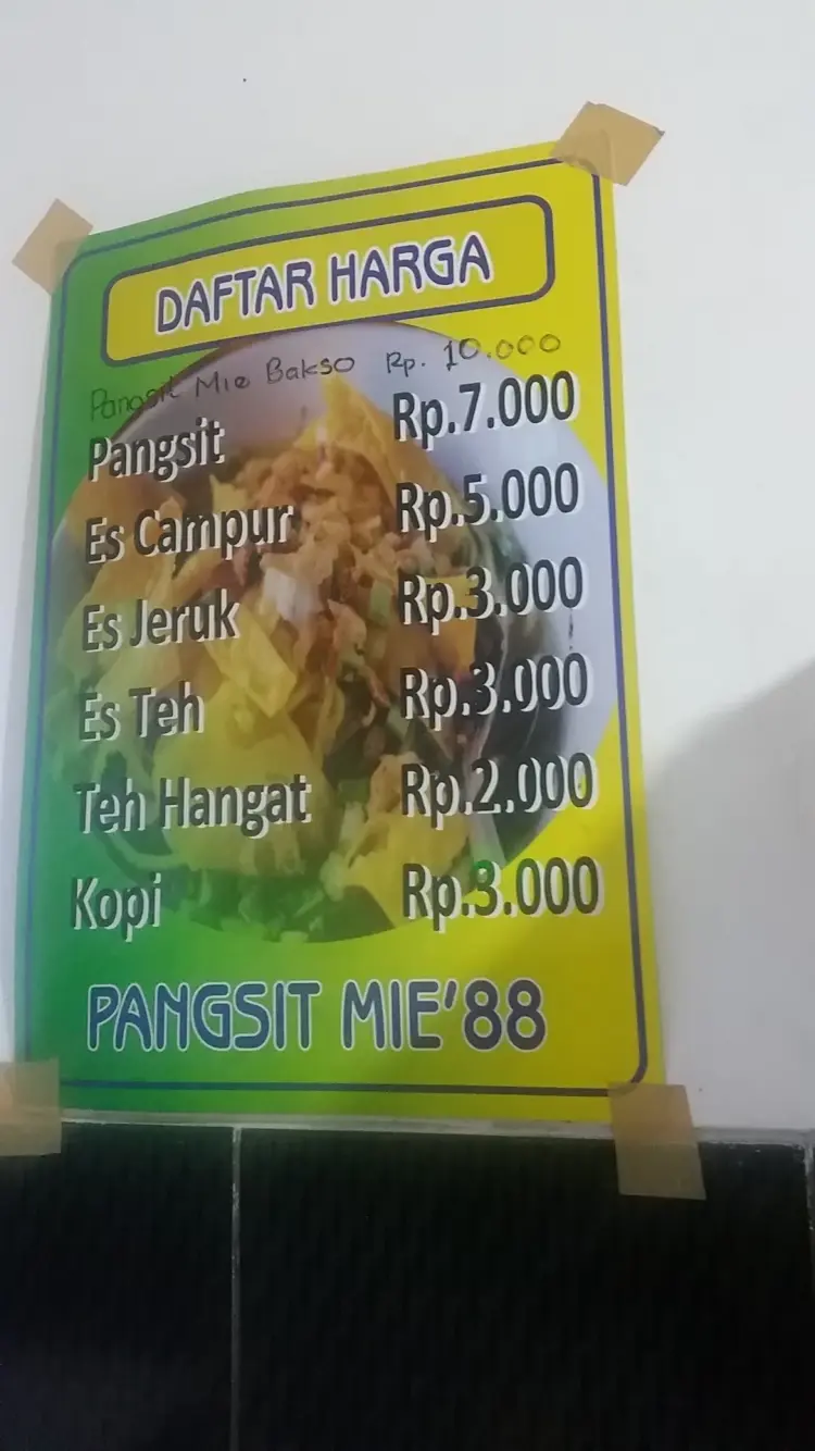PANGSIT MIE & ES CAMPUR CAP ABAH 88 4