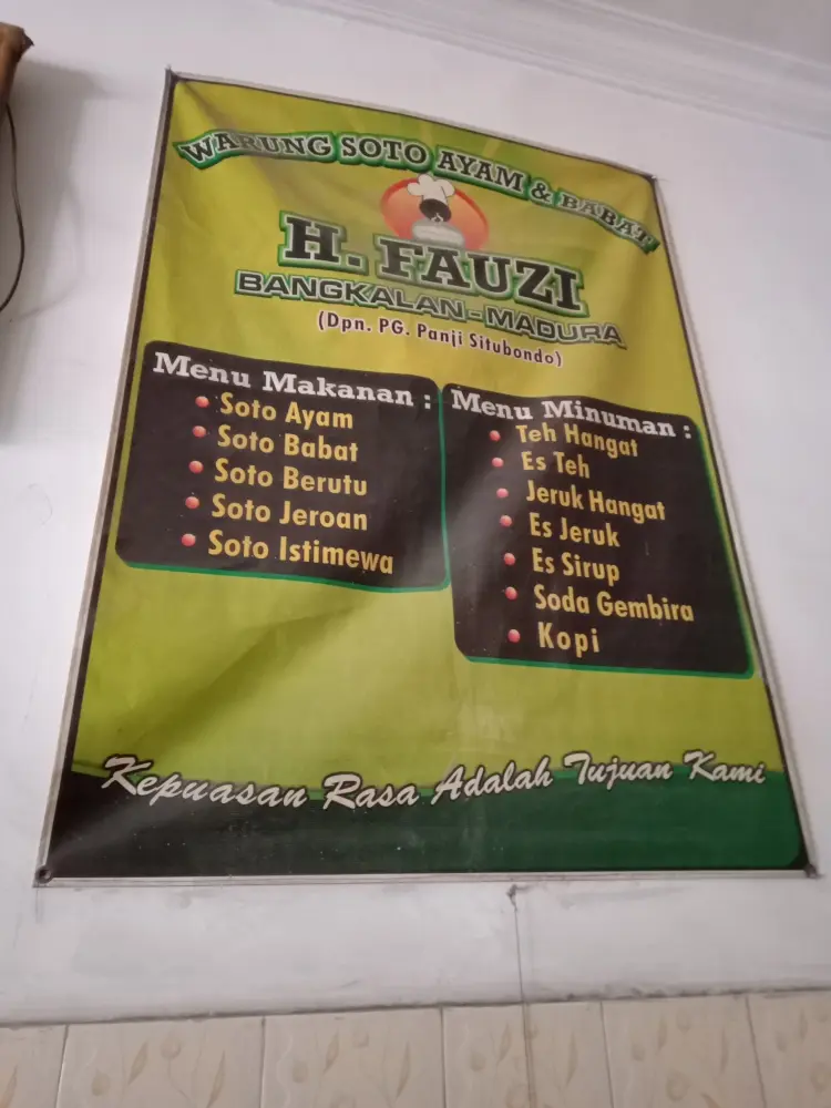 Warung Soto Ayam-Babat H. FAUZI 9