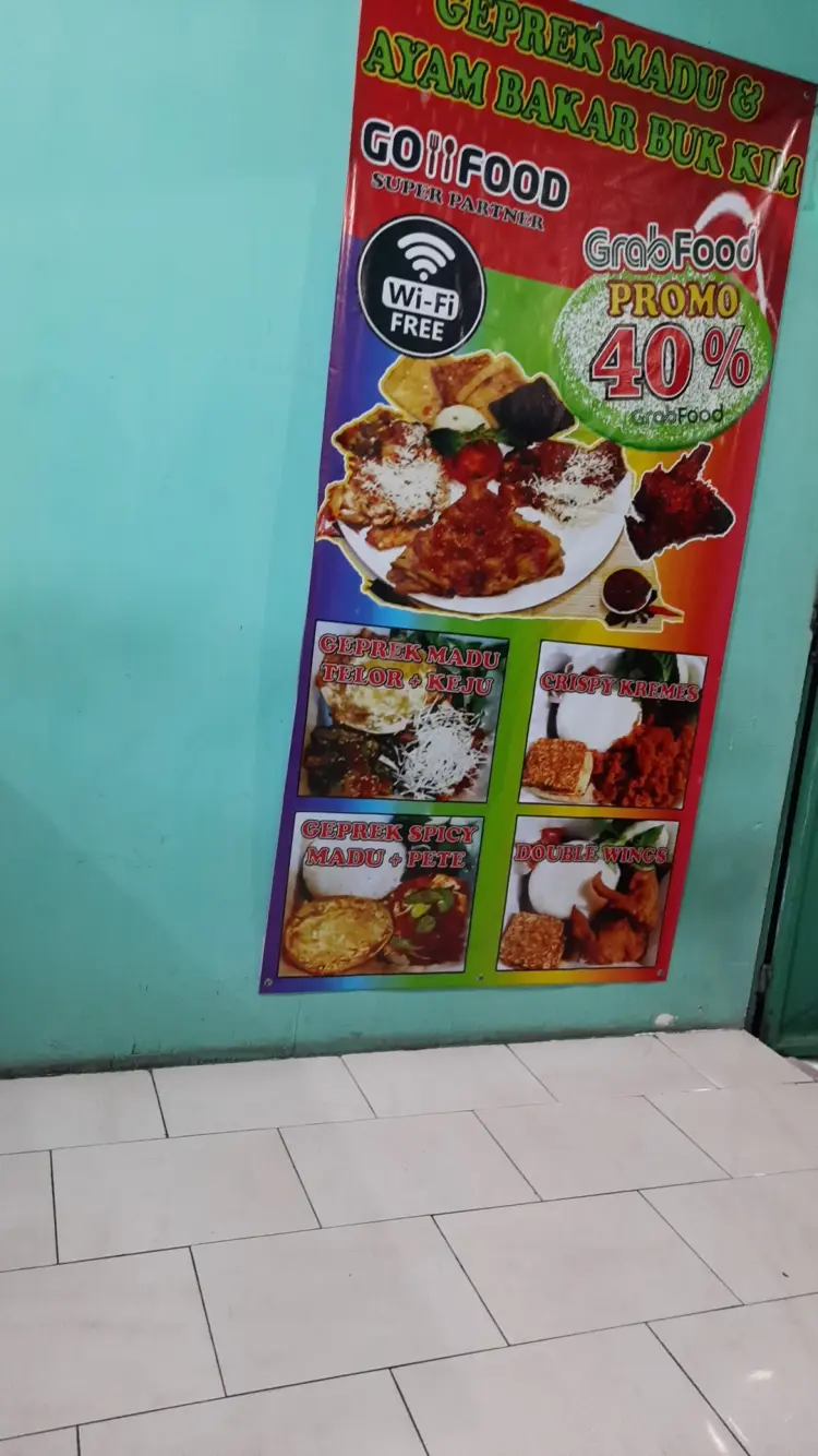 Geprek Madu & Ayam Bakar Buk Kim 4