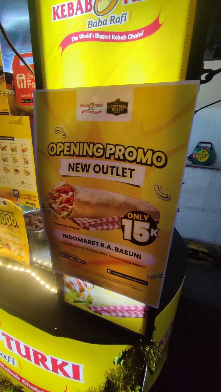 Kebab Turki Baba Rafi - Indomaret R.A Basuni 2