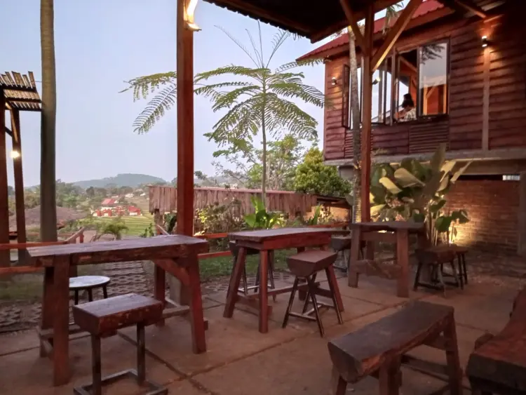 Gartenhütte. Kaffee und Aussicht 5