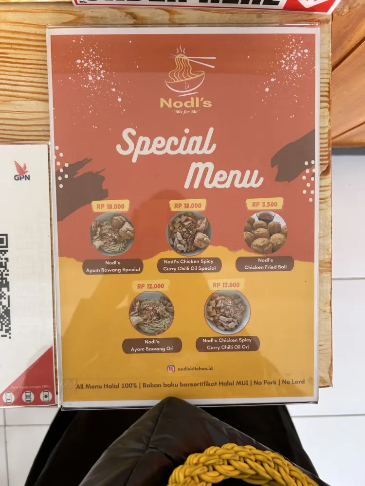 Nodls Special Mie Kari Ayam Chilli Pedas | Mie Ayam Bawang | Bakso Goreng | Dimsum 7