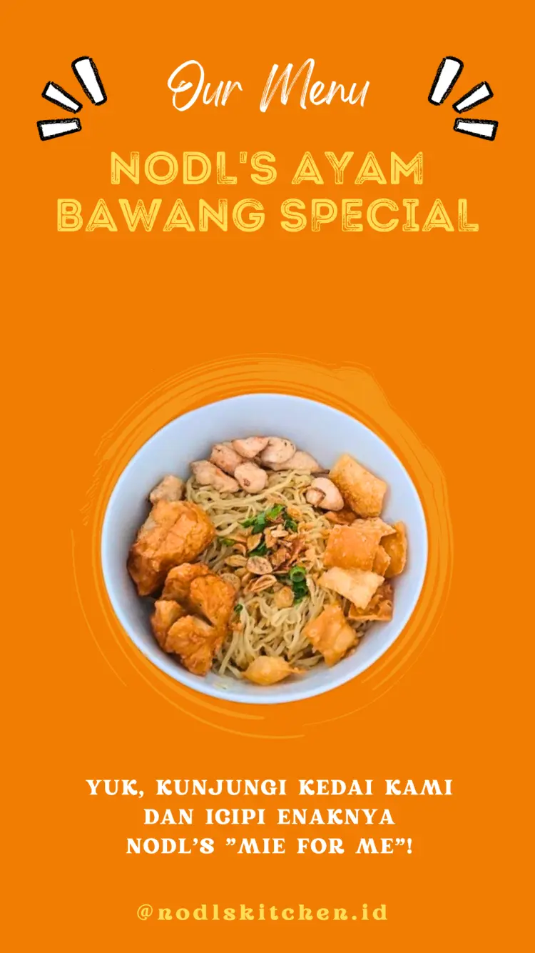 Nodls Special Mie Kari Ayam Chilli Pedas | Mie Ayam Bawang | Bakso Goreng | Dimsum 6