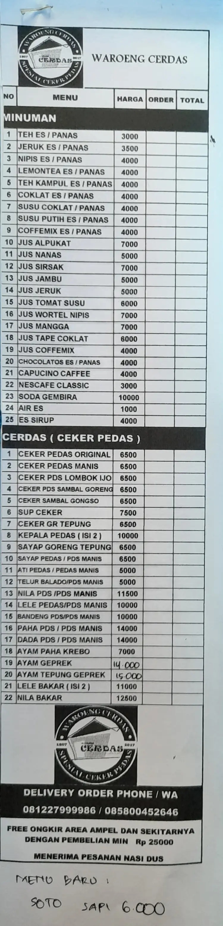 Warung CERDAS ampel 10