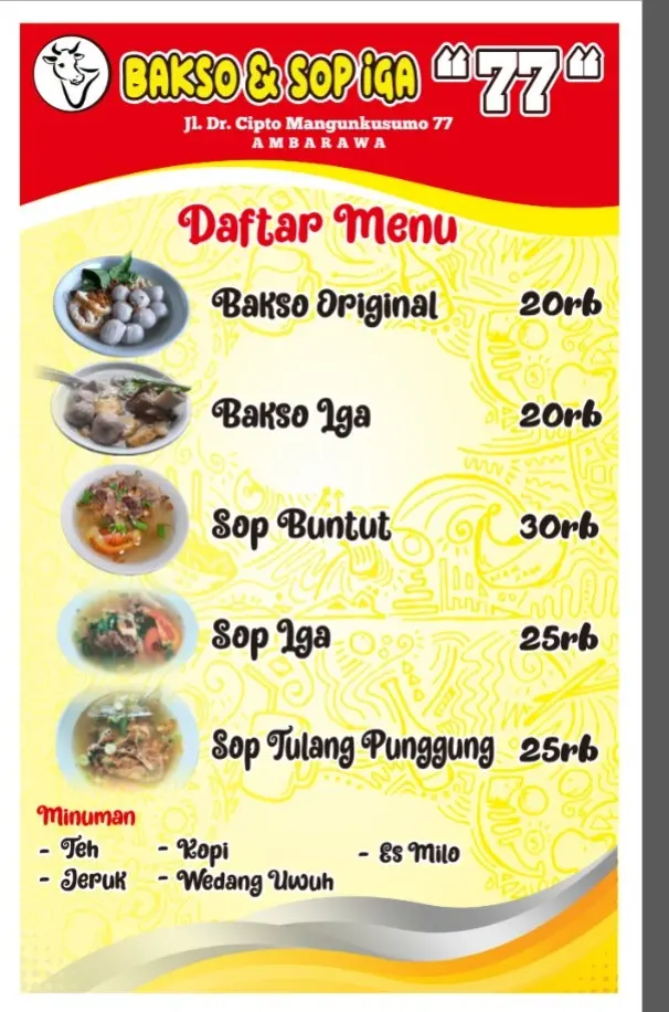 BAKSO dan SOP IGA 77 10