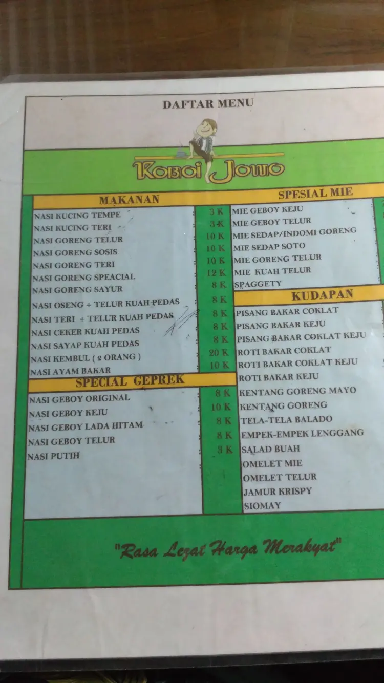 Koboi Jowo Baru, Pasirian 2