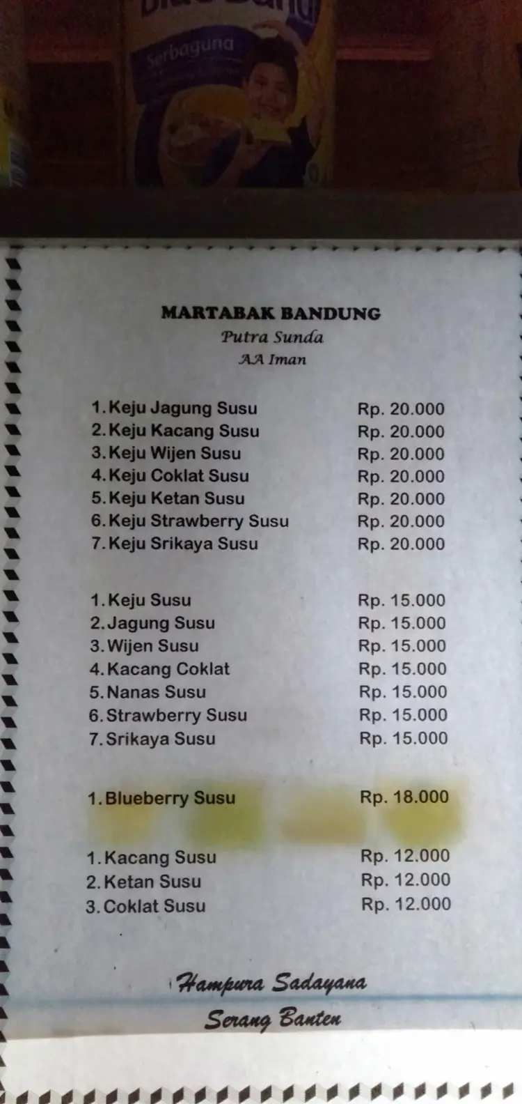 Martabak Dan Bandrek Aak Iman 7