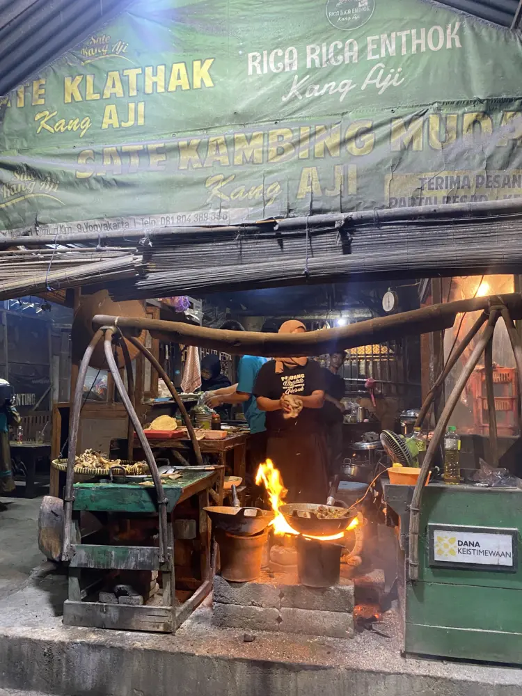 Sate Klatak + Rica Entok Kang Aji 1