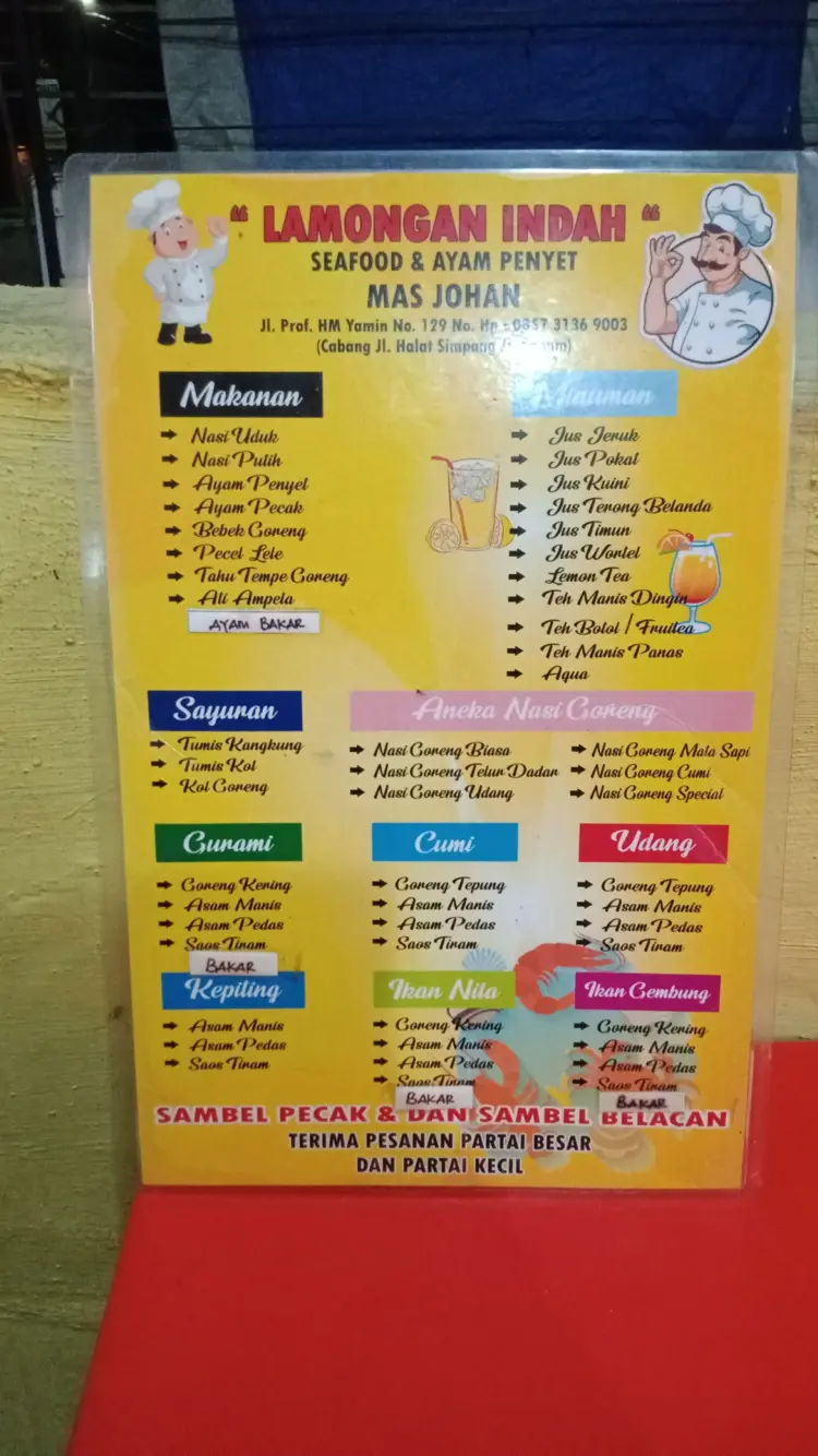 Ayam Penyet Lamongan Indah Mas Johan 3