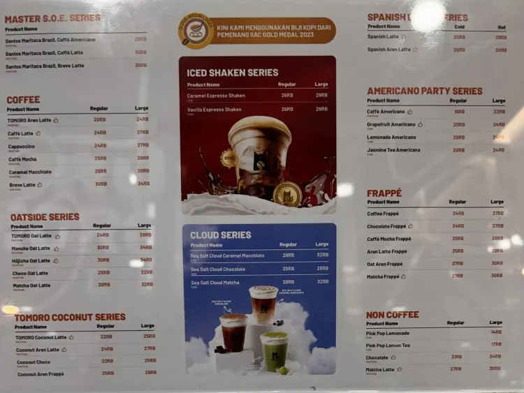 TOMORO COFFEE BURSA EFEK INDONESIA 3