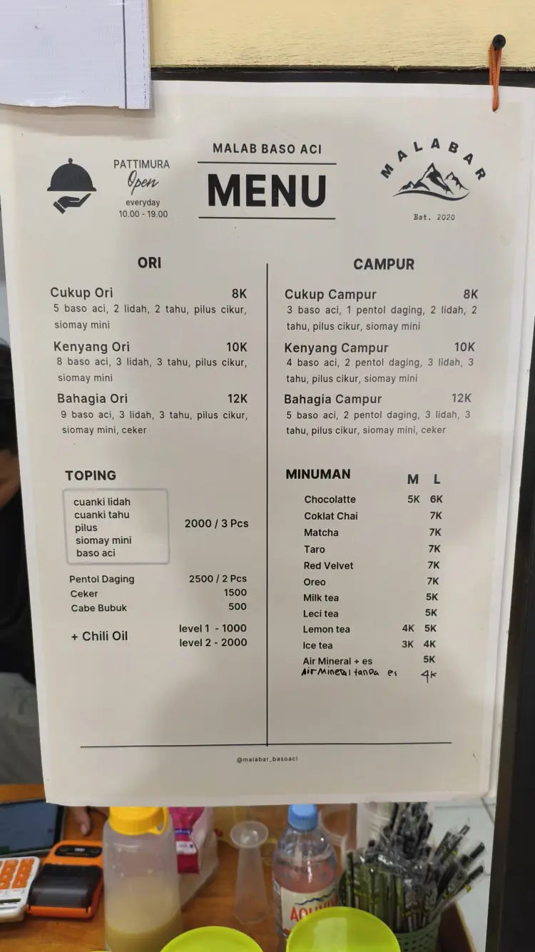 Malabar Baso Aci , Puri 2