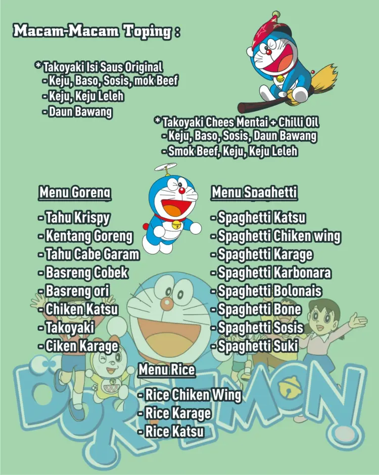 Warung Doraemon Takoyaki dan Spagheti 7