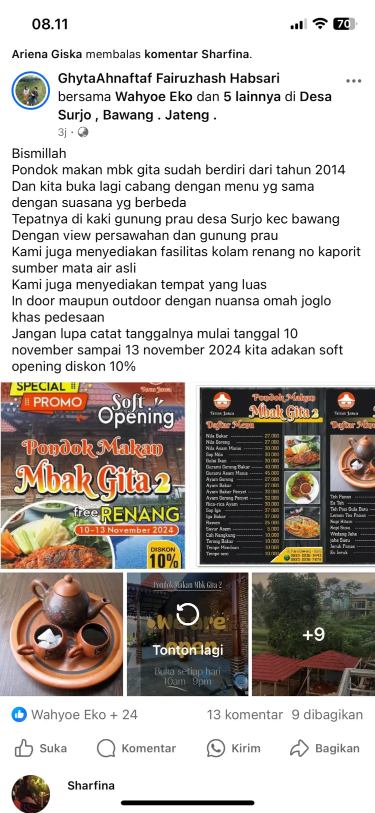 Pondok makan mbk Gita 2 10