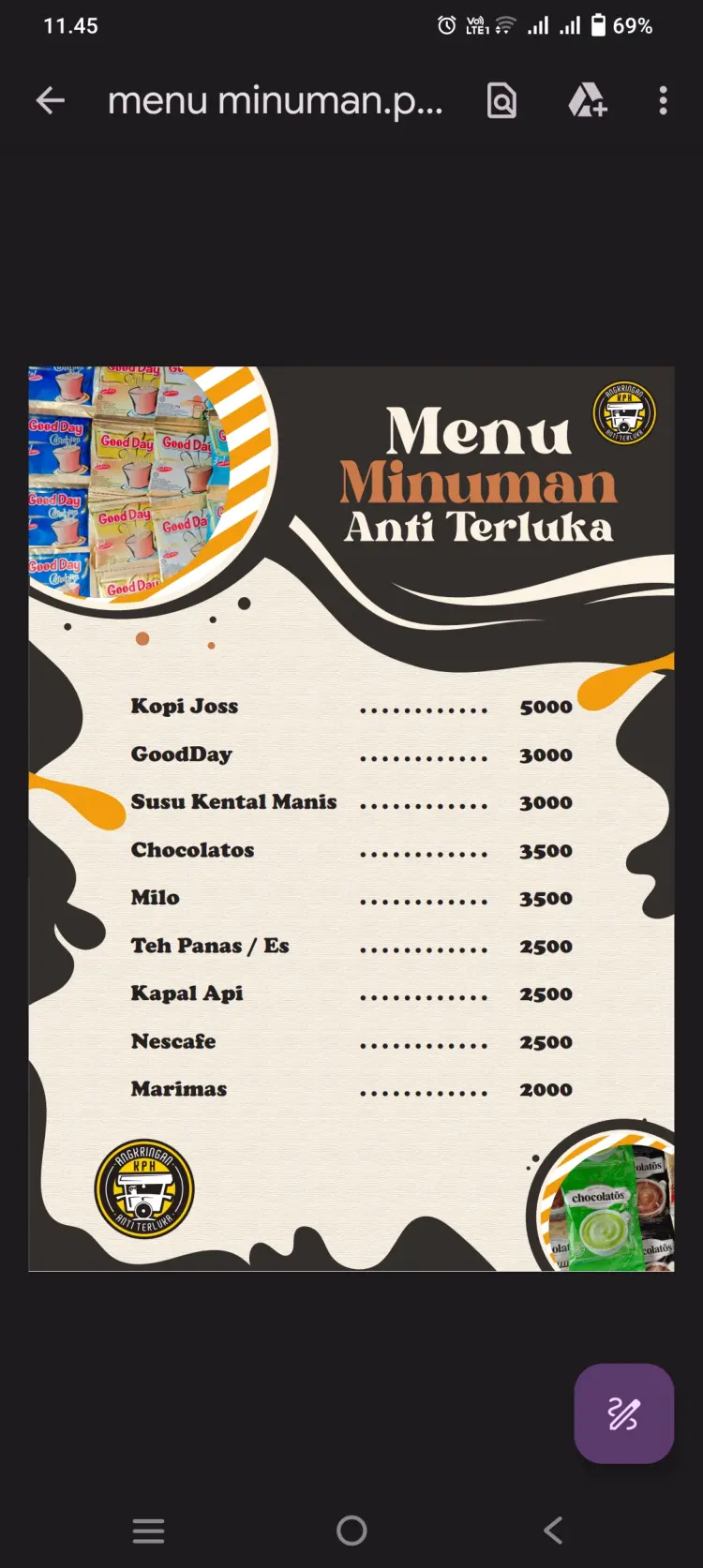 ANGKRINGAN KPH "ANTI TERLUKA" 9