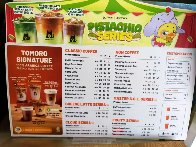 TOMORO COFFEE - SPBU Rasuna Said 8