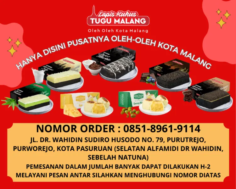 Lapis Kukus Tugu Malang, Cab. Pasuruan 2 Wahidin 3
