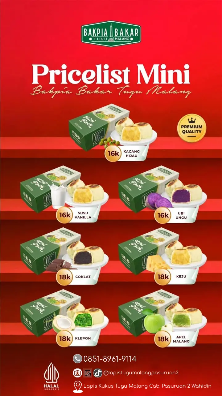 Lapis Kukus Tugu Malang, Cab. Pasuruan 2 Wahidin 9