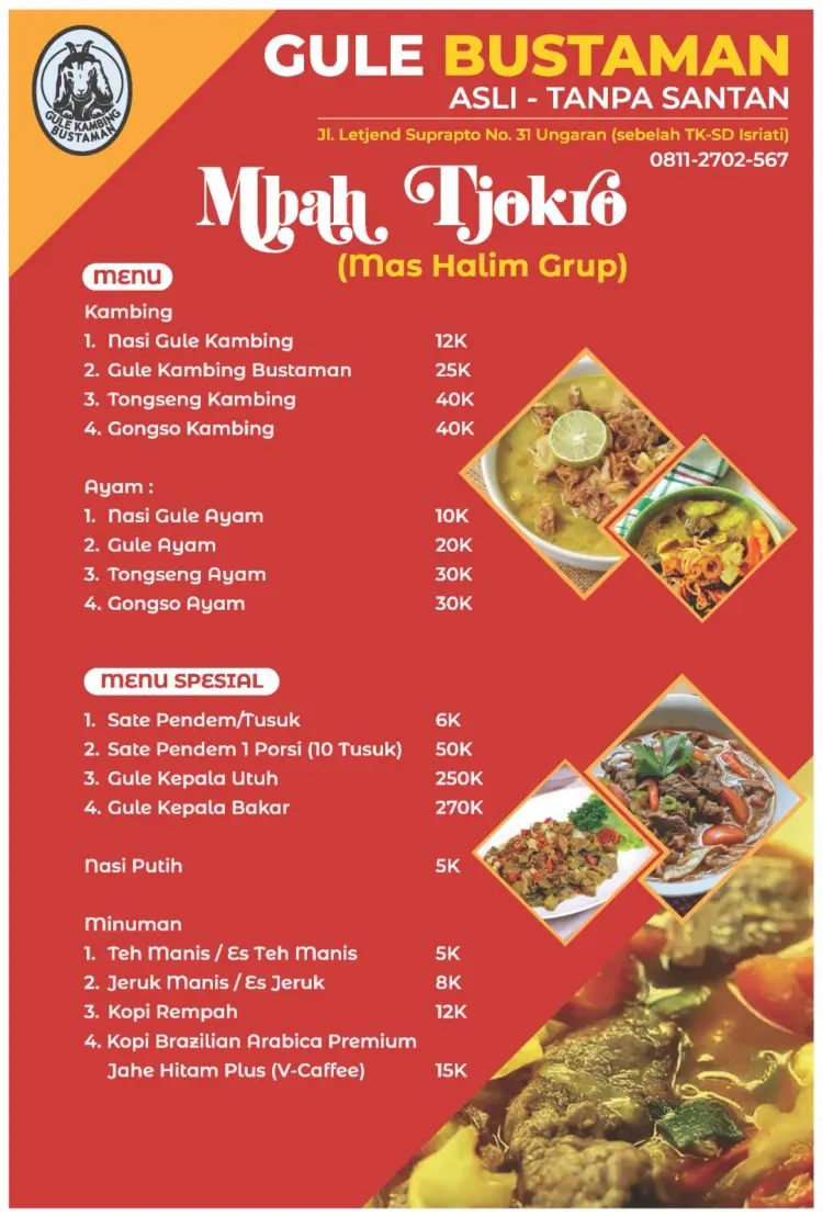 Gule BUSTAMAN Asli - tanpa santan Mbah TJOKRO (mas Halim Grup) 7