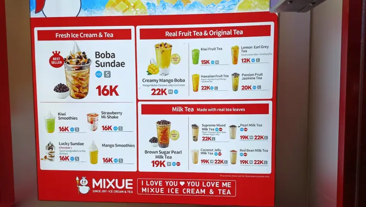 Mixue simpang empat pasbar 3