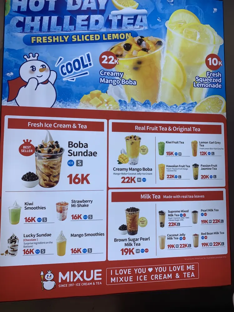 Mixue simpang empat pasbar 4