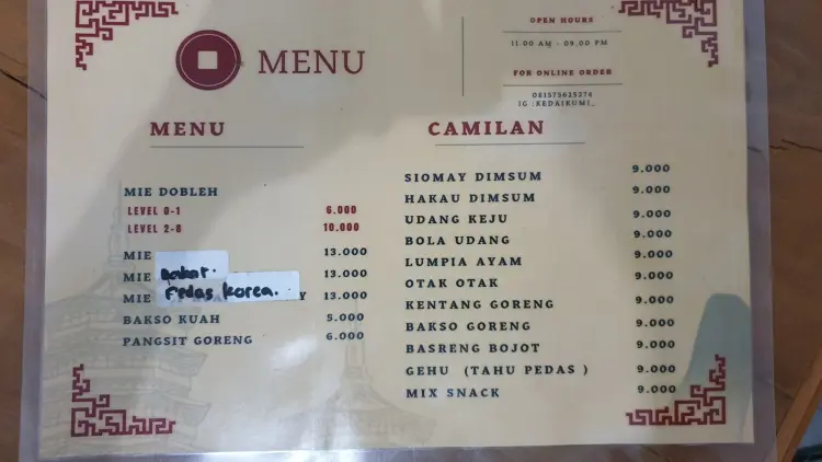 KEDAI KUMI 10
