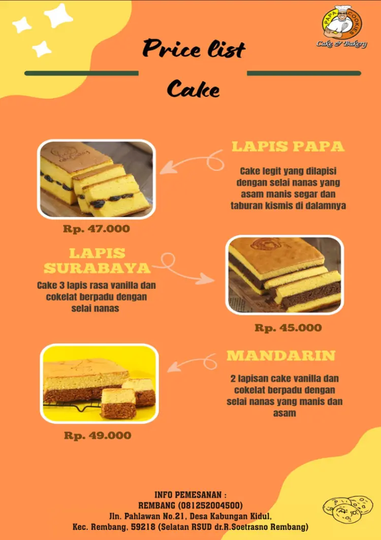 Papa Cookies Cake & Bakery Rembang 4