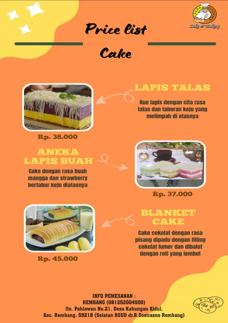 Papa Cookies Cake & Bakery Rembang 6