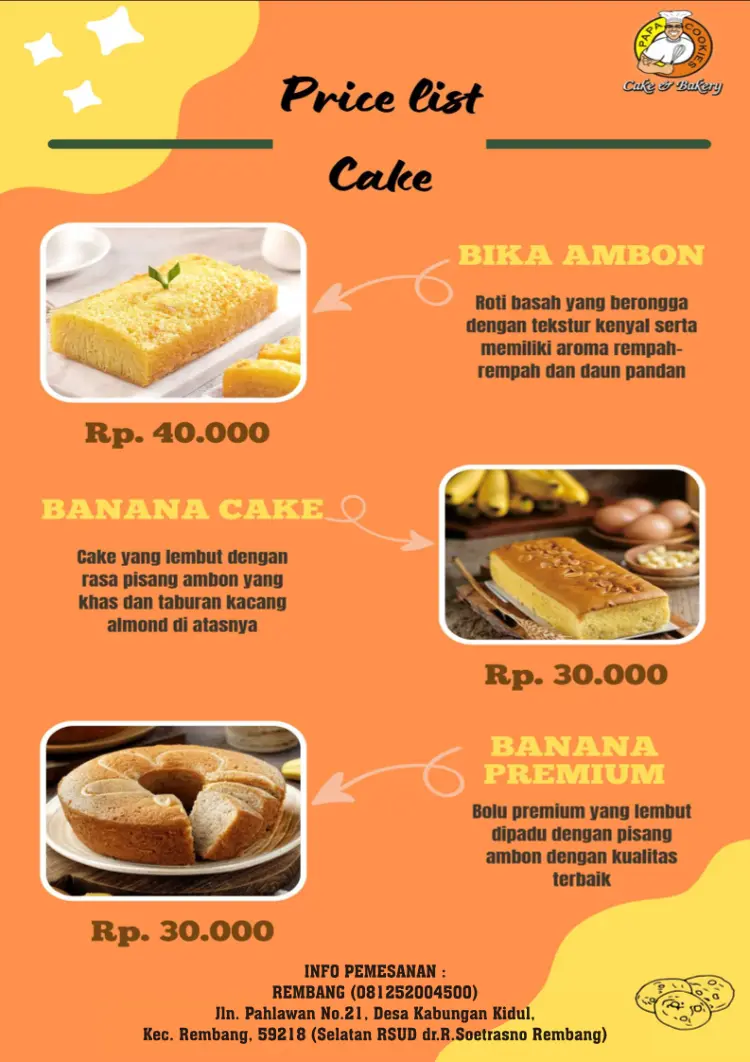 Papa Cookies Cake & Bakery Rembang 3