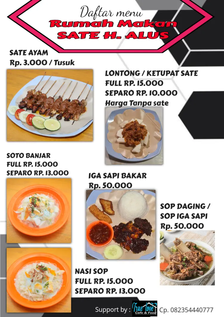 Rumah makan sate H. ALUS 6