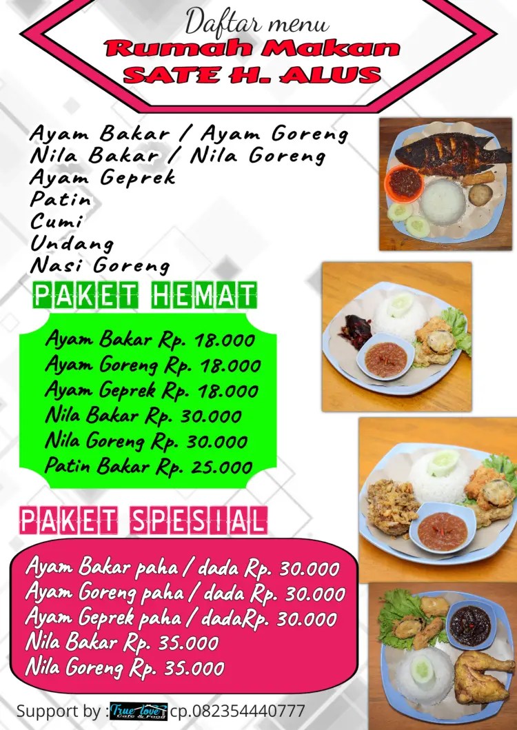 Rumah makan sate H. ALUS 7