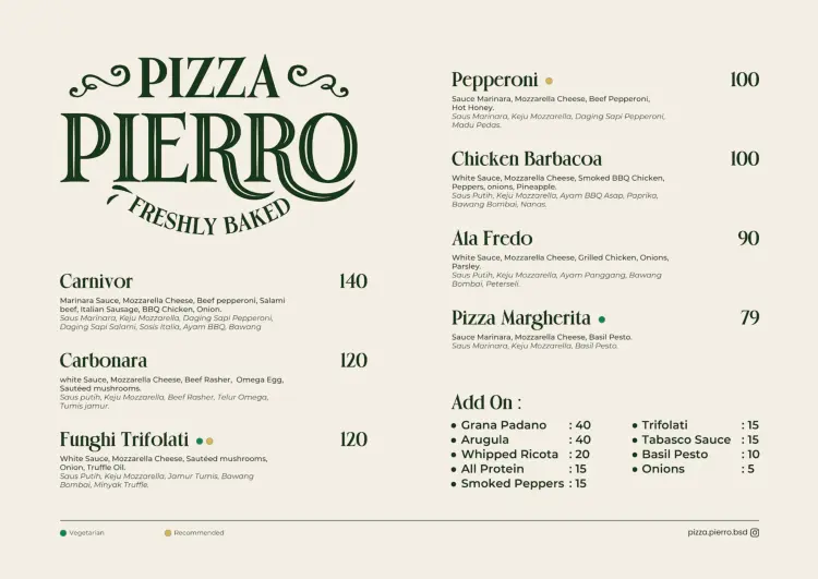 Pizza Pierro BSD 4