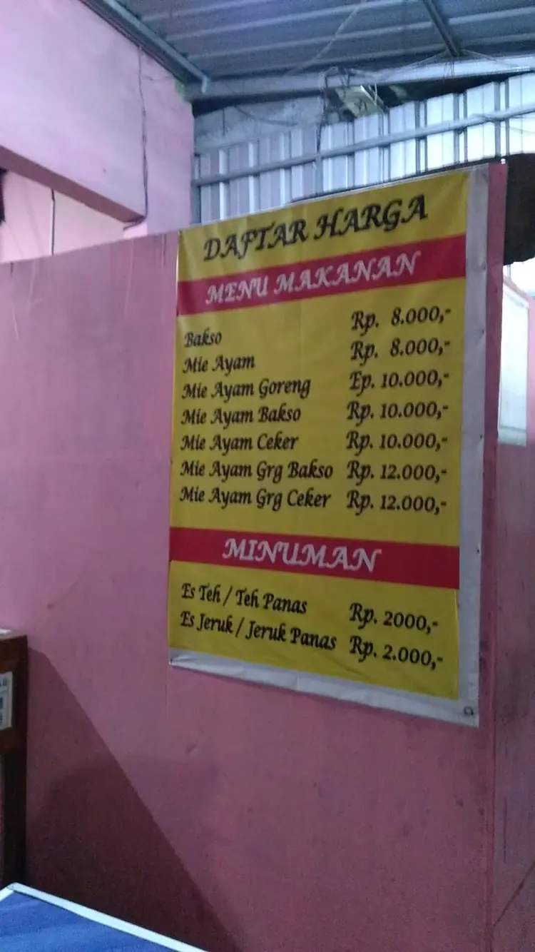 Mie Ayam & Bakso Manunggal 7